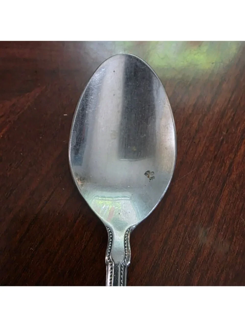 Rogers Norcrest Brentwood Floral Design Teaspoon Vintage Silver-Tone Utensil
